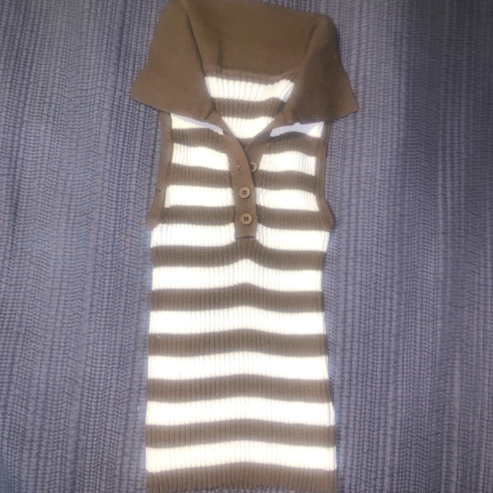 tank top with collar